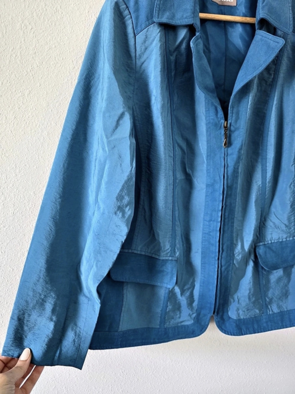 Tanjay Blue Utility Jacket Excellent Condition - Picture 3 of 8